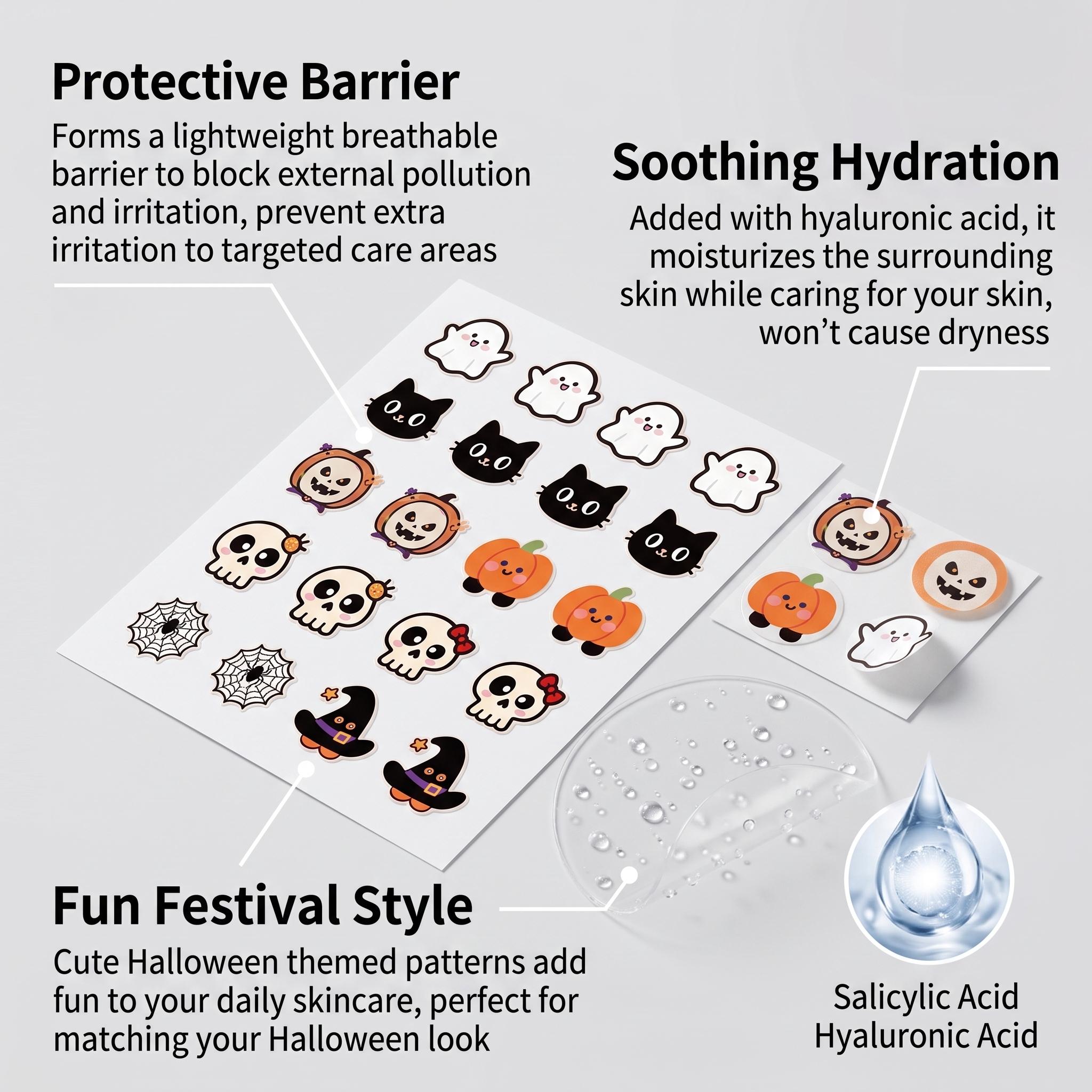 Photography Of The Year - Halloween Acne Patches Salicylic Acid Deep