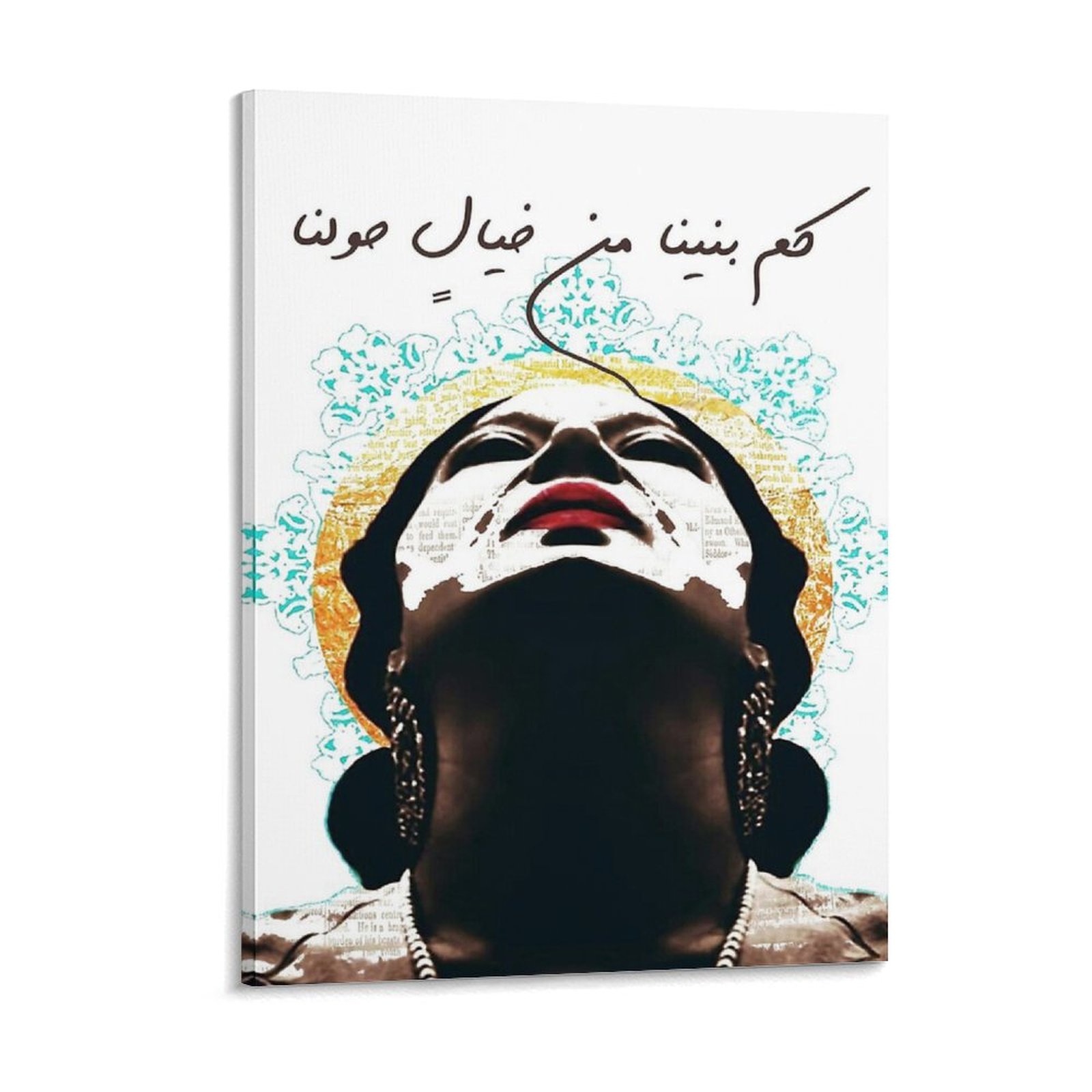 Photography Pose - Umm Kulthum Canvas Painting Posters Egypt