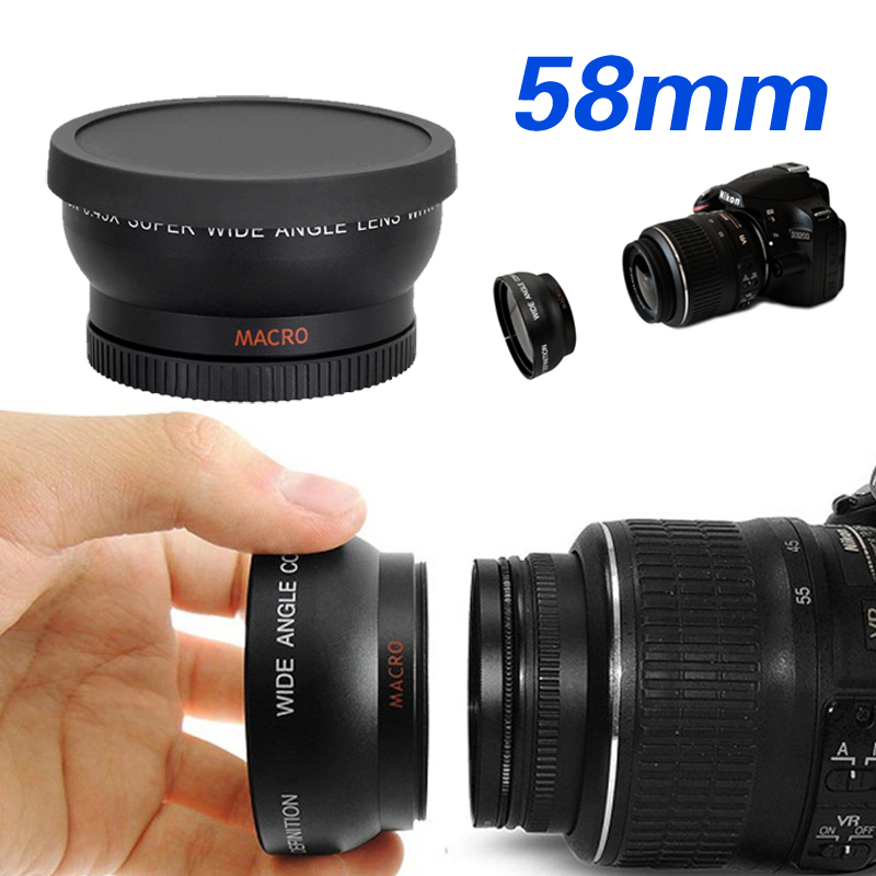 Photography Angles - 58mm 0.45X Super Macro Wide Angle