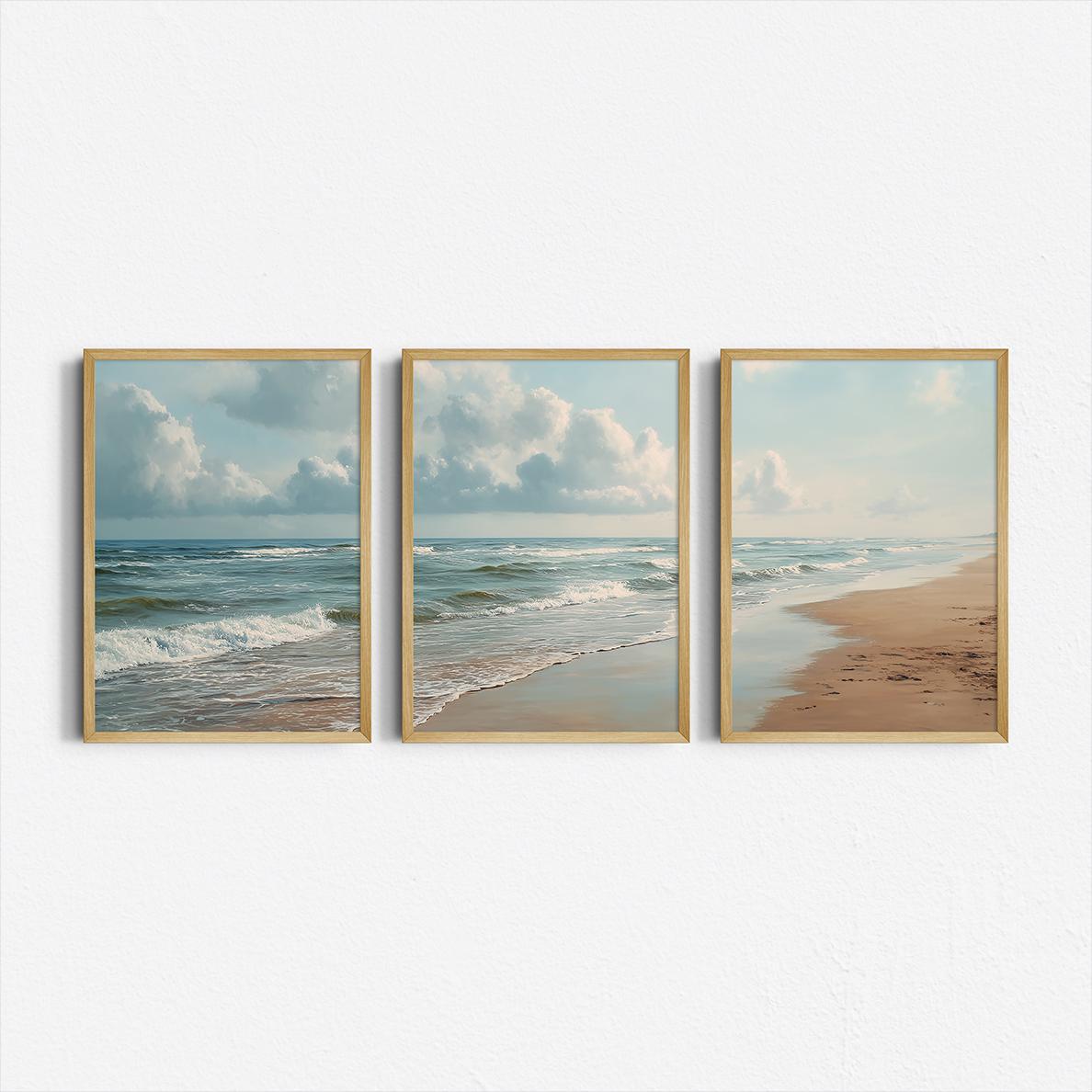 Set of 3 Ocean Beach Triptych  - огляд і ціна Photography Pose