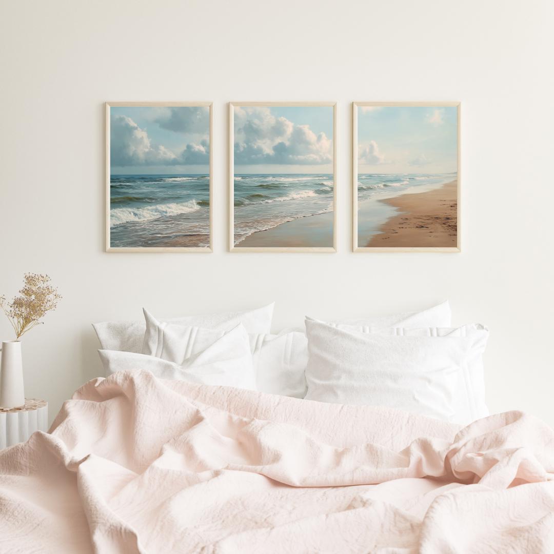 Set of 3 Ocean Beach Triptych  - огляд і ціна Photography Pose