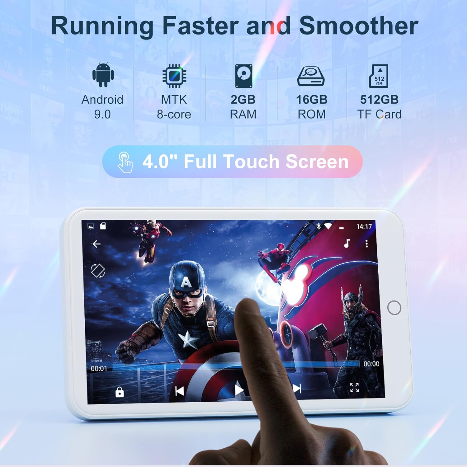 MECHEN 16GB Android 9.0  MP3 P - огляд і ціна Photography History