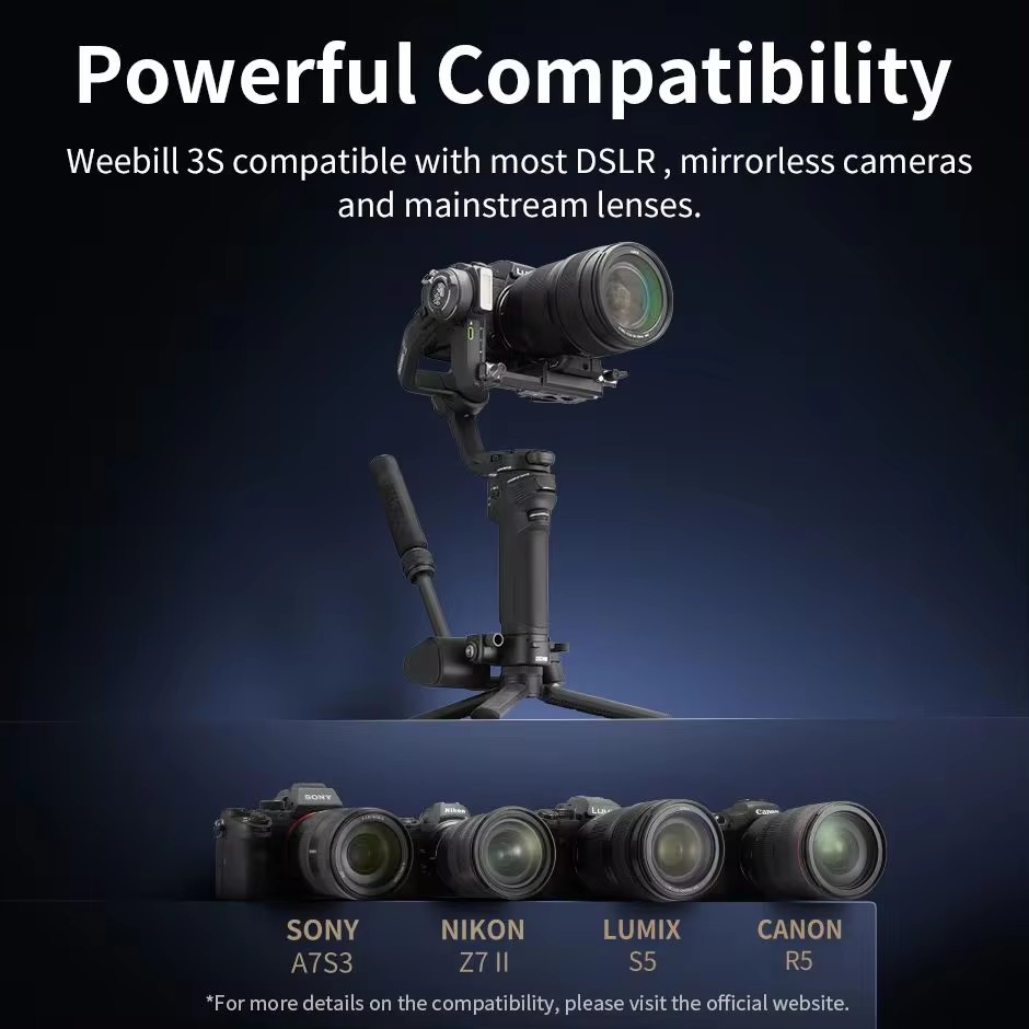 Zhiyun Weebill 3S Camera Gimba - огляд і ціна Handheld Stabilizer Gimbal