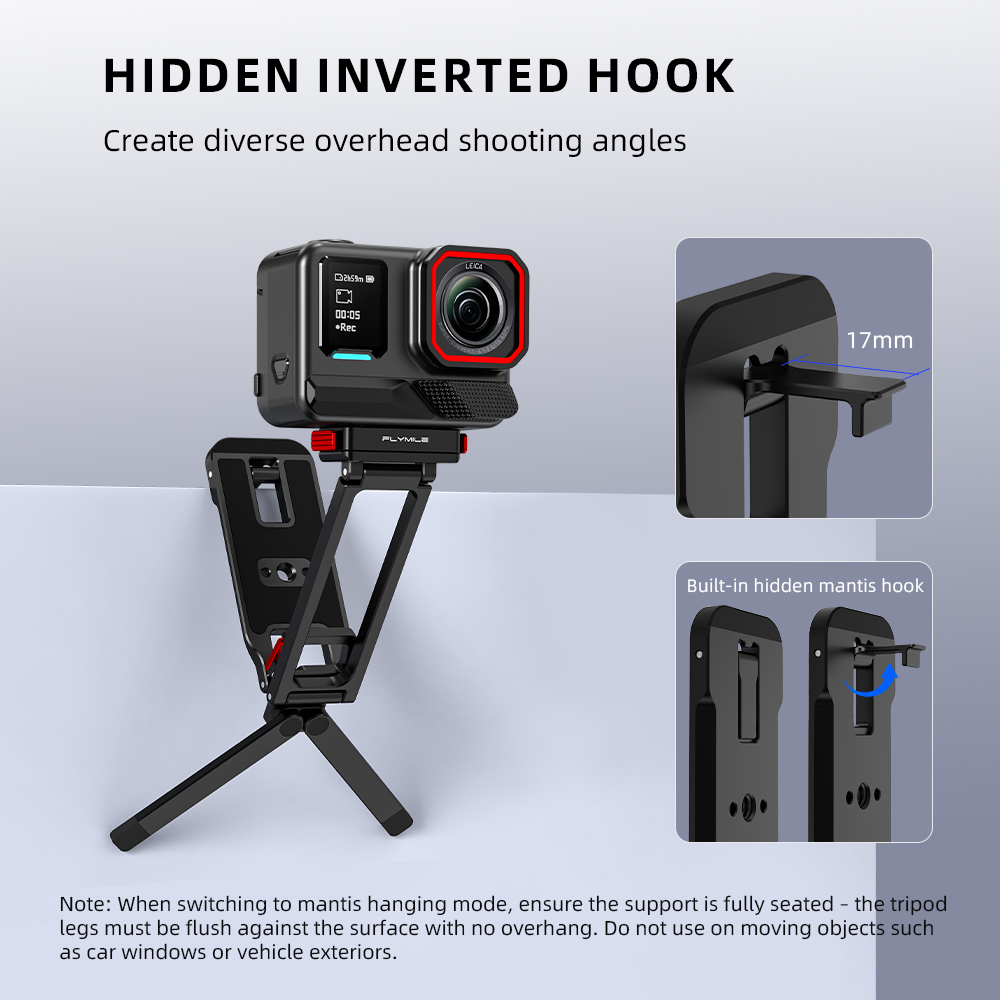 Flymile Metal Tripod Quick-rel - огляд і ціна Photography Grip Insta360 X5
