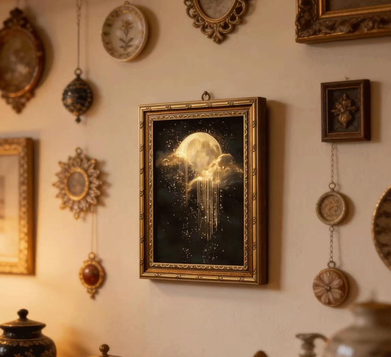 Antique Framed Celestial Canva - огляд і ціна Photography Pose