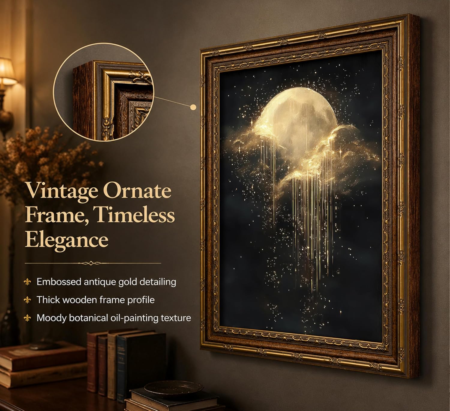 Antique Framed Celestial Canva - огляд і ціна Photography Pose