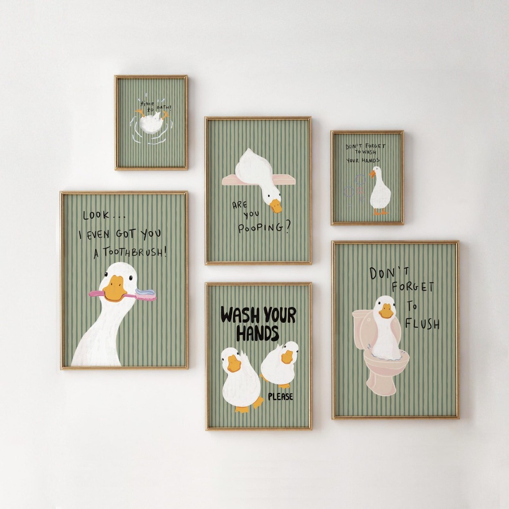 Frameless Bathroom Wall Art,Gr - огляд і ціна Photography Duck