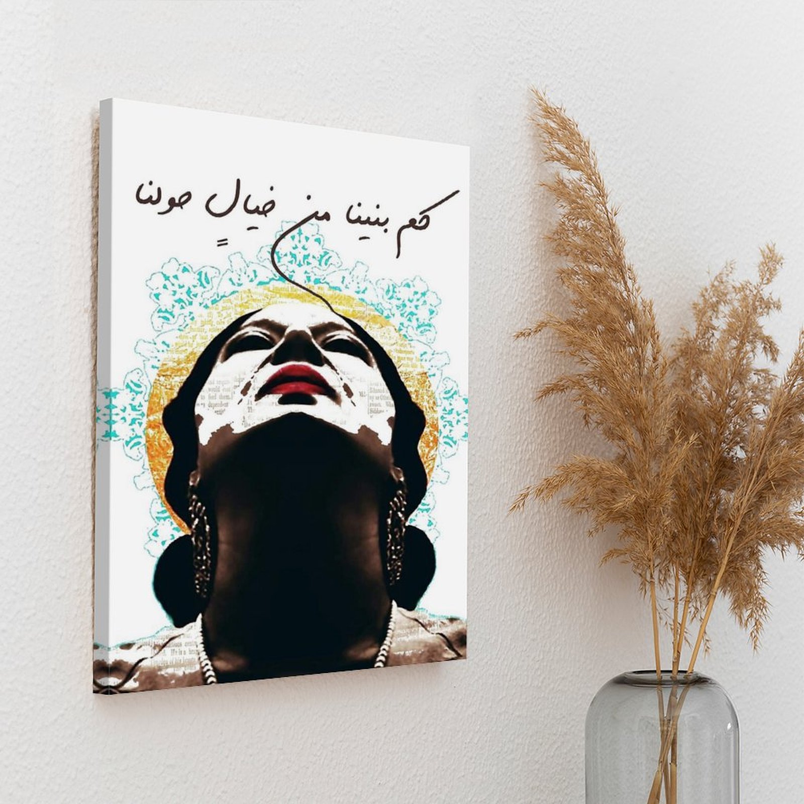 Umm Kulthum Canvas Painting Po - огляд і ціна Photography Pose