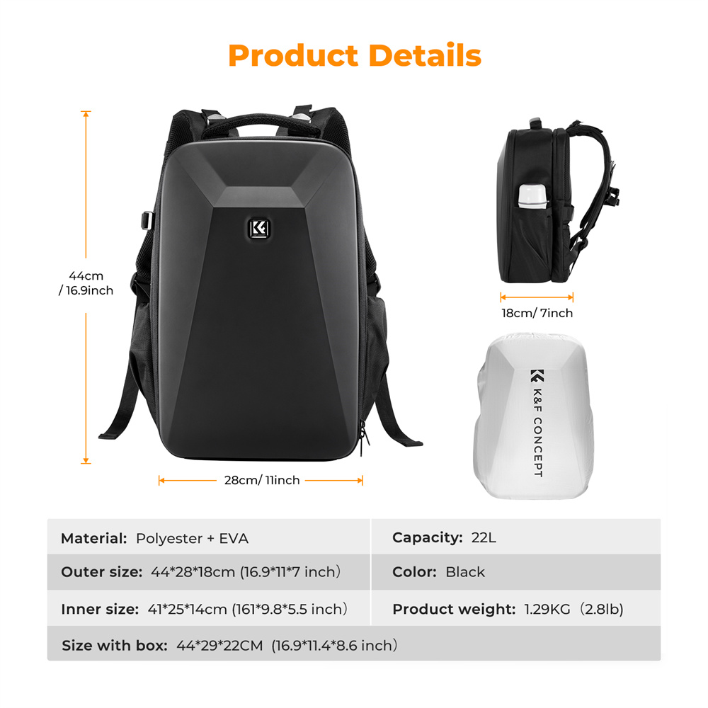 K&F CONCEPT Large Capacity Cam - огляд і ціна Photography Camera