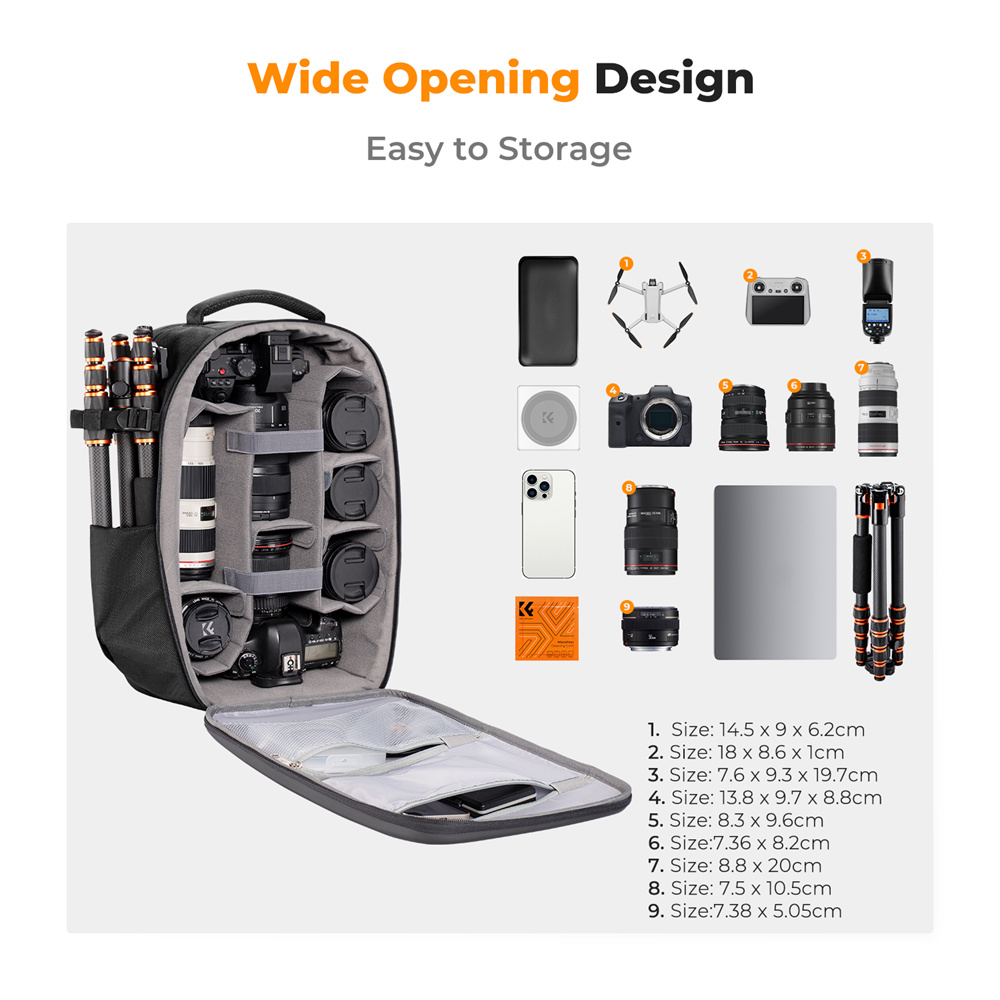 K&F CONCEPT Large Capacity Cam - огляд і ціна Photography Camera