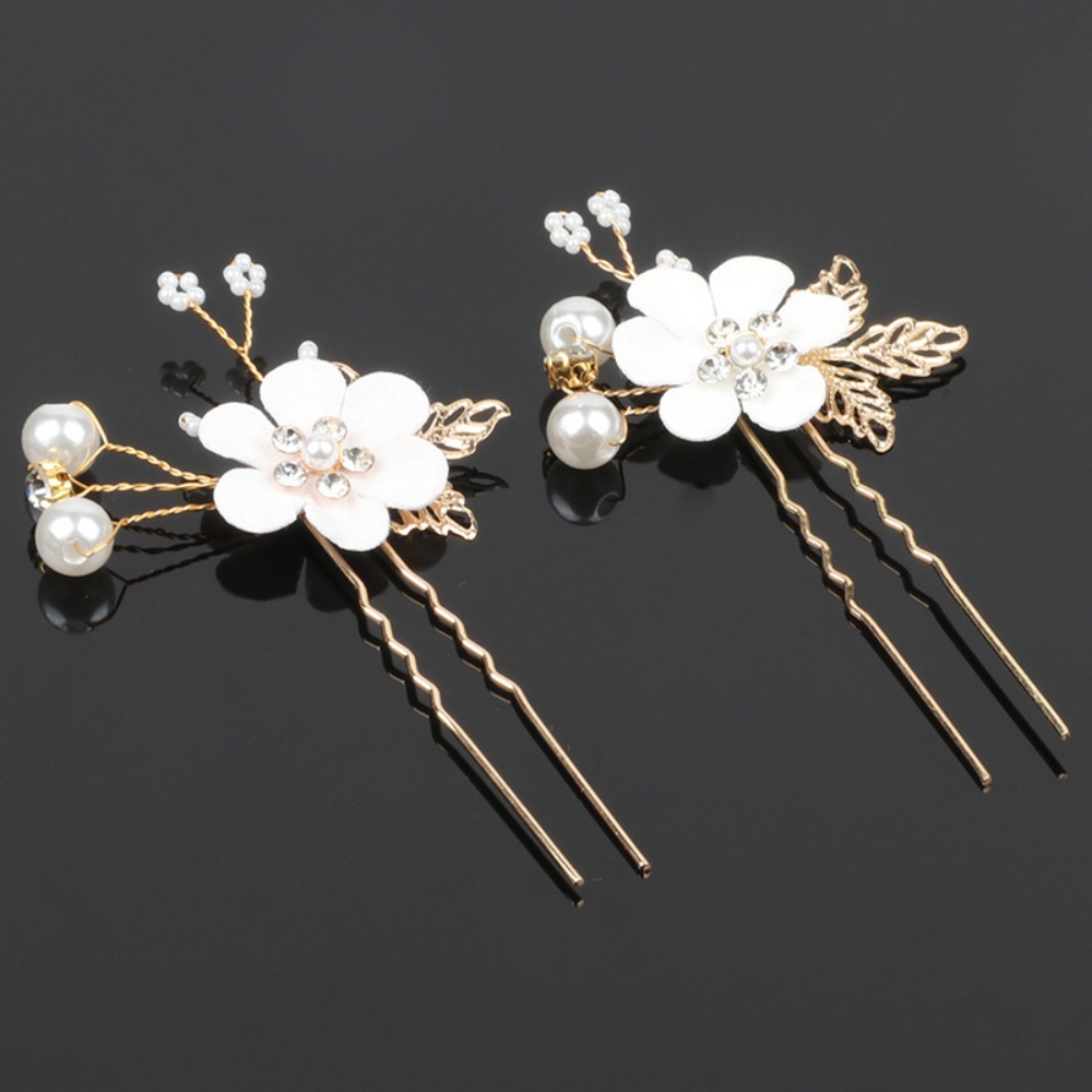 6-Piece Floral Pearl Hairpin S - огляд і ціна Photography Date